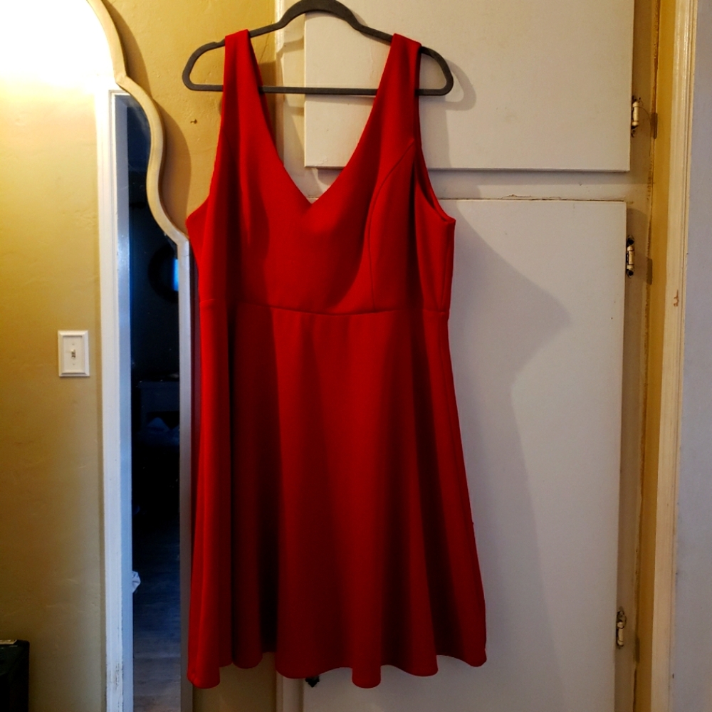 Torrid Red Skater Dress